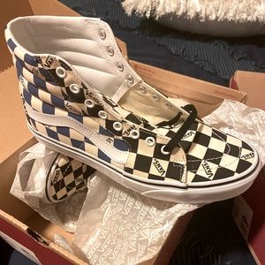 VANS SK8 navy blue and white